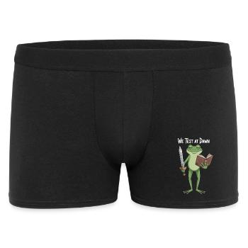Dawn Test Frog: Sword & Book - Men's Boxer Shorts - black - Front