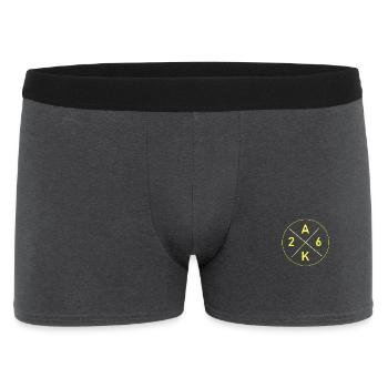 Abi - AK26 Spruch - Boxer Homme - charbon - Devant