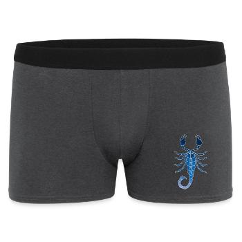Scorpion et univers - Boxer Homme - charbon - Devant