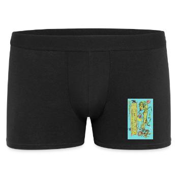 Secret whore Echoes - Männer Boxer Shorts - Schwarz - Vorne