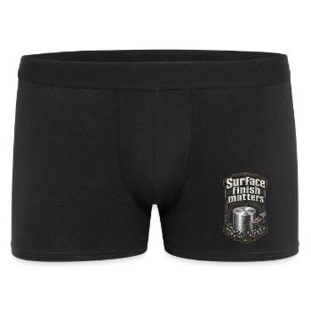 Opérateur de machine de découpe, fraiseuse CNC - Boxer Homme - noir - Devant