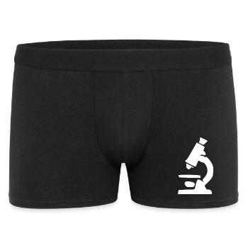 Microscope Science Symbol Gift - Men's Boxer Shorts - black - Front