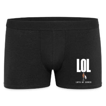 LOL Beaucoup de leurres, motif drôle de pêcheur pour - Boxer Homme - noir - Devant