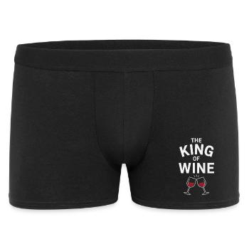 The King of Wine - Men's Boxer Shorts - black - Front