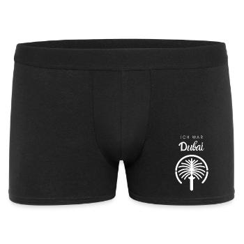 Dubai Palme Silhouette - Männer Boxer Shorts - Schwarz - Vorne