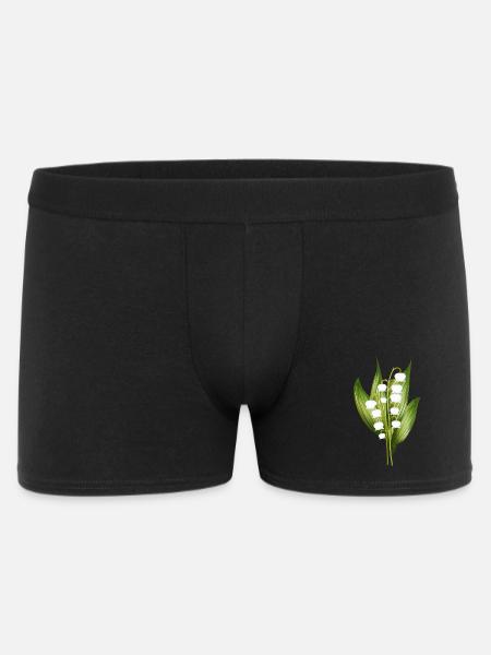 délicat bouquet de muguet comme salutation printanière - Boxer Homme - noir