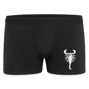 Skorpion Symbol Illustration Tiere Grafik Icon - Männer Boxer Shorts - Schwarz - Vorne