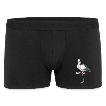 Stork cup of coffee - Men's Boxer Shorts - black - Front