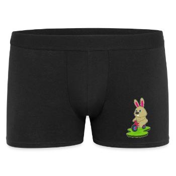 Rabbit Bicycle - Men's Boxer Shorts - black - Front