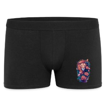 Lion - Boxer Homme - noir - Devant