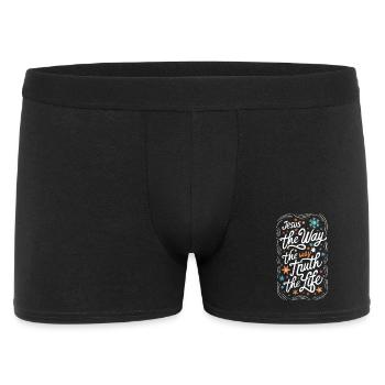 Jesus The Way The Truth The Life - Men's Boxer Shorts - black - Front