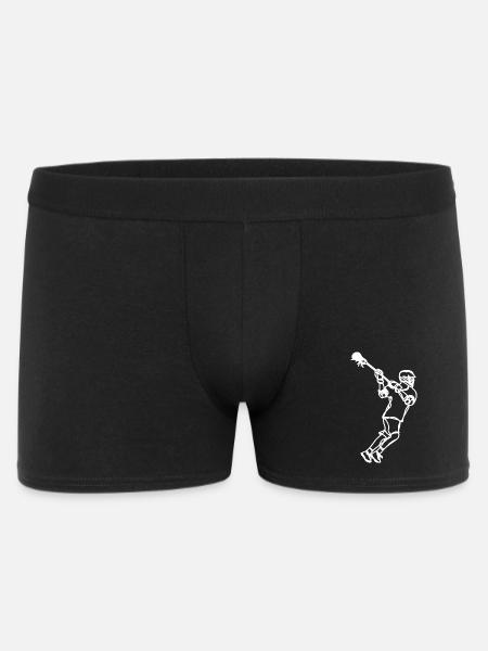 Lacrosse Professional Drawing - Men's Boxer Shorts - black