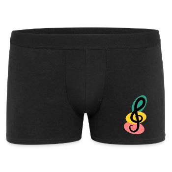 ANNIVERSAIRE. HAPPY BIRTHDAY. JOYEUX ANNIVERSAIRE. - Boxer Homme - noir - Devant