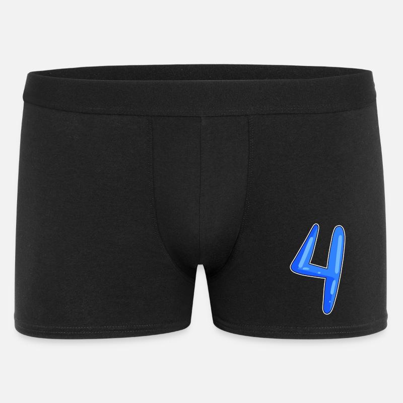 4 - Men's Boxer Shorts - black
