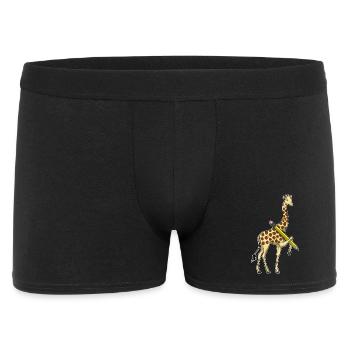 Giraffe Student Pencil School - Men's Boxer Shorts - black - Front