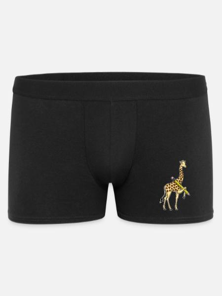 Giraffe Student Pencil School - Men's Boxer Shorts - black