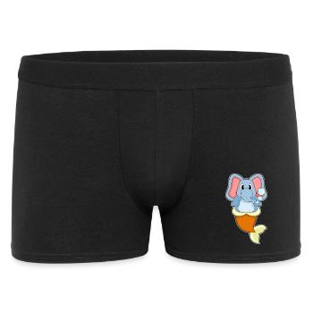 Sirène éléphant - Boxer Homme - noir - Devant