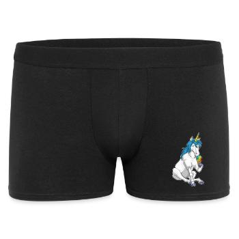 Unicorn Waffle Ice Cream - Men's Boxer Shorts - black - Front
