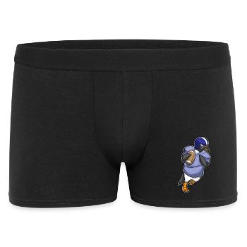 Penguin American Football Sports - Men's Boxer Shorts - black - Front