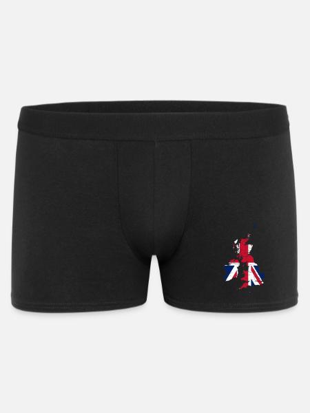 Royaume-Uni Drapeau Paysage Angleterre - Boxer Homme - noir