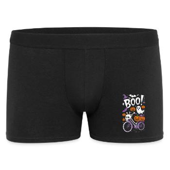 Spooky Halloween Bicycle Theme - Men's Boxer Shorts - black - Front