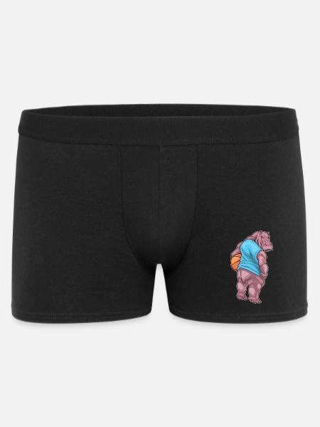 Hippopotame Basketteur Basketteur - Boxer Homme - noir