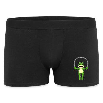 Frog Jumping Rope Skipping Rope Fitness - Men's Boxer Shorts - black - Front
