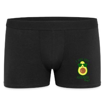 Avocat – J’adore les avocats, d’accord ? - Boxer Homme - noir - Devant