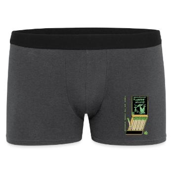 OVNI Invasion Vintage Affiche Design - Boxer Homme - charbon - Devant