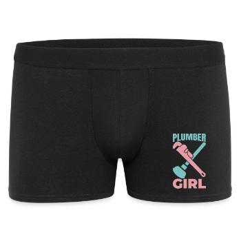 Plombière Fille - Boxer Homme - noir - Devant