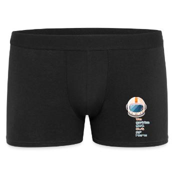 retro spacehelmet we gotta get out of here - Men's Boxer Shorts - black - Front