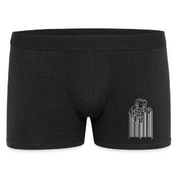 Astronaut Silhouette Minimalist Design - Men's Boxer Shorts - black - Front