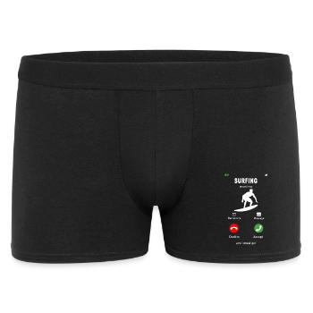 surfing is calling - Men's Boxer Shorts - black - Front