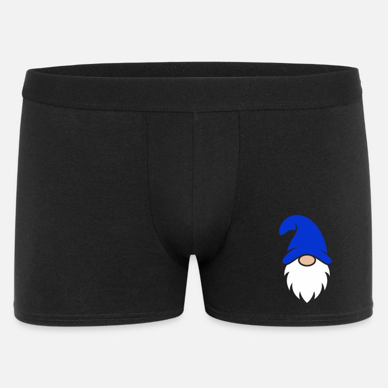 Blaubärtiger Zwerg Charm - Männer Boxer Shorts - Schwarz