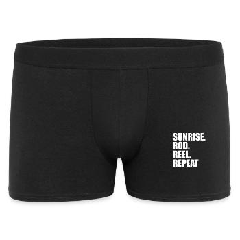 Sunrise Rod Reel Repeat - Boxer Homme - noir - Devant
