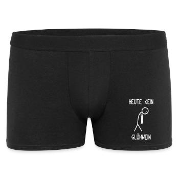 Fête de Noël Pas de vin chaud aujourd’hui - Boxer Homme - noir - Devant