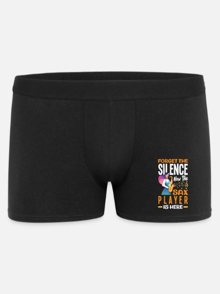 Saxofon - Männer Boxer Shorts - Schwarz