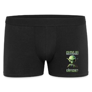 Guten Morgen Hessisch Gemoje Käffsche Kaffee - Männer Boxer Shorts - Schwarz - Vorne