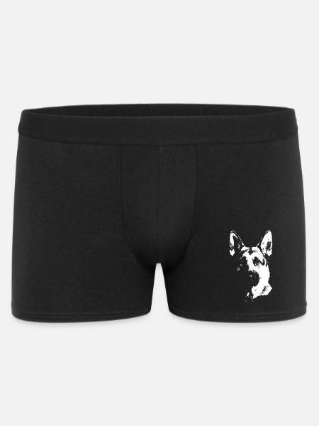 T-shirt Berger Allemand – chien loyal protecteur - Boxer Homme - noir