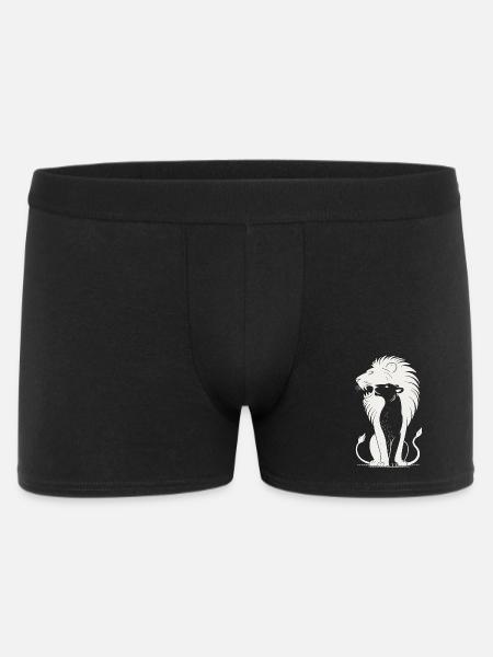 Regal Lion Silhouette - Men's Boxer Shorts - black