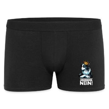 Before you ask: Border Collie, Herding Dog, Collie Dog - Men's Boxer Shorts - black - Front