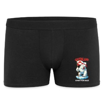 Greenland Is Not For Sale - Men's Boxer Shorts - black - Front