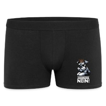 Avant que vous ne demandiez Pas de Schnauzer Géant - Boxer Homme - noir - Devant
