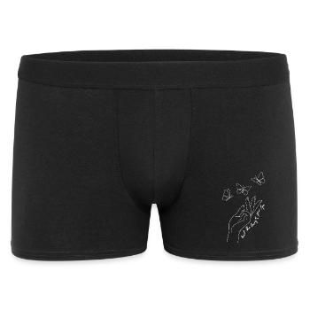 Graphique inspirant de fan papillon - Boxer Homme - noir - Devant
