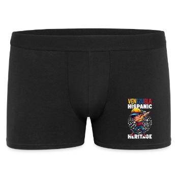 Venezuela Flagge Stolz & Heimat Venezuela - Männer Boxer Shorts - Schwarz - Vorne
