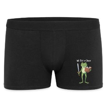 Dawn Quest Frog with Book - Men's Boxer Shorts - black - Front