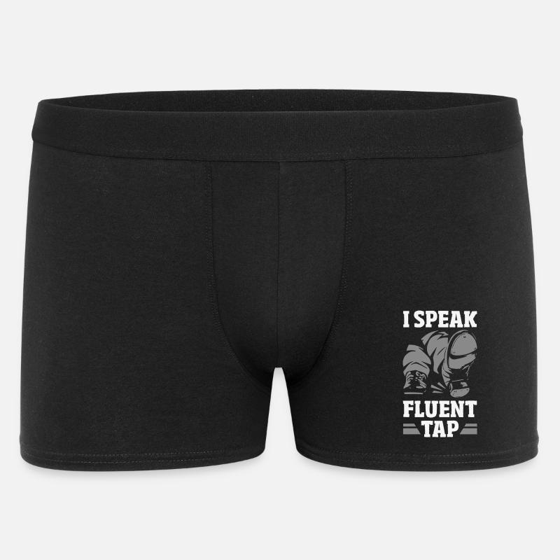 Stepptänzer, Steppschuhe, Tap Dance - Männer Boxer Shorts - Schwarz