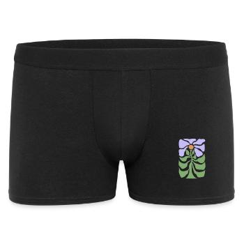 Flower graphic - Boxer Homme - noir - Devant