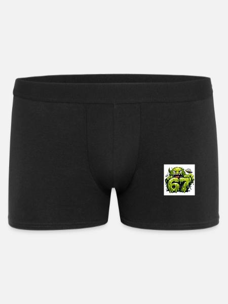 Green Slime Monster 67 - Men's Boxer Shorts - black