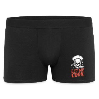 Let Me Cook Cooking Grilling Meme Grill Master Chef - Men's Boxer Shorts - black - Front
